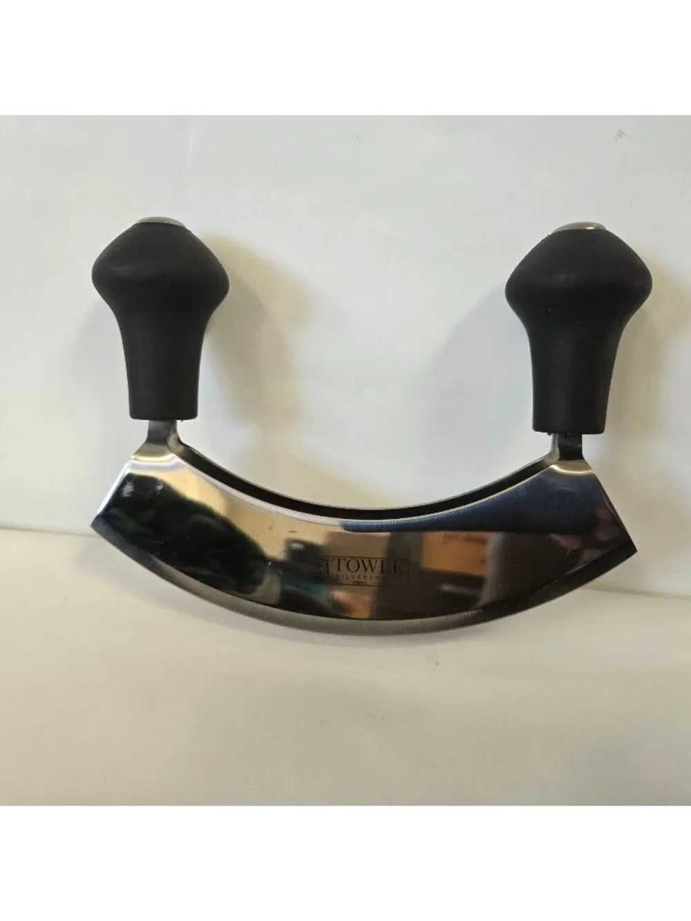 Towle Silversmiths Mezzaluna Kitchen Prep Tool Fast Paced Quick Cooking